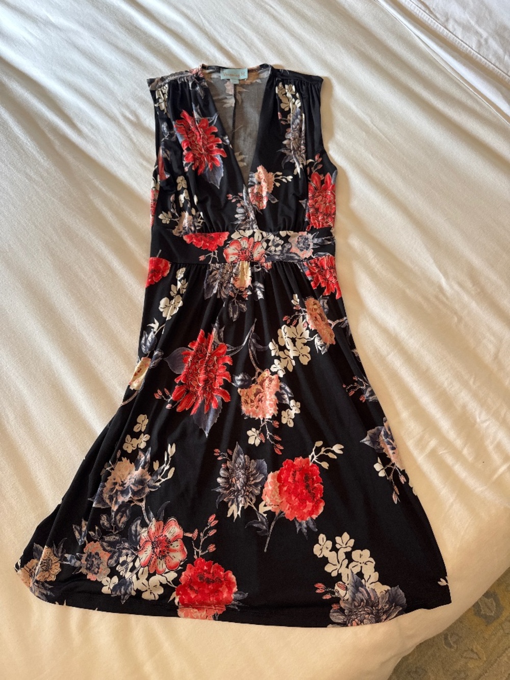 Floral sleeveless dress